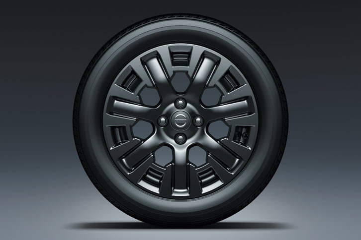 オプションの「ツーリングパッケージ」に含まれる16インチアルミホイール。