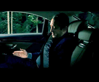 こちらは、シートベルトにエアバッグの要素を持たせた「Beltbag」の展開イメージ。事故の際シートベルトにかかる圧力を分散することで、例えば高齢者や病人など、体の弱い乗員を保護できる。