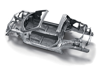 「S660」のスケルトンボディー。
    