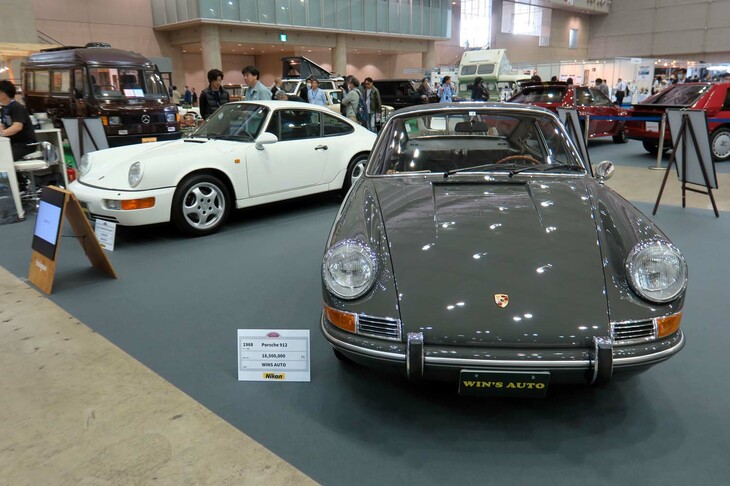 WINS AUTOの展示ブースの様子。