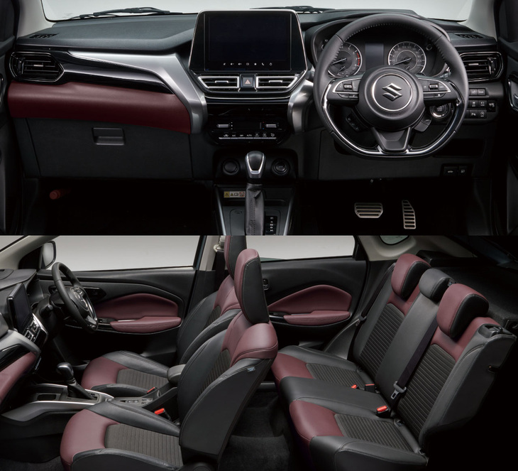 新興国をメイン市場とする「フロンクス」だが、狙いはあくまでマーケットの富裕層。インテリアなどは、日本で生産される日本がメインターゲットの車種より、むしろ豪華なぐらいだ。