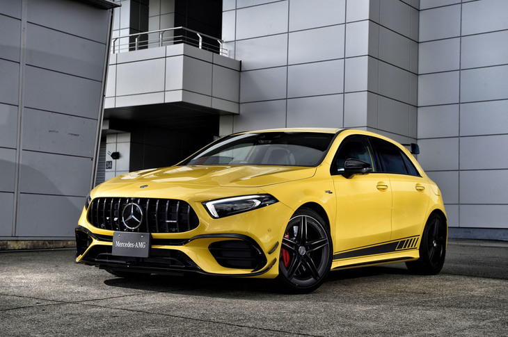 「Aクラス」のトップパフォーマンスモデル「メルセデスAMG A45 S 4MATIC＋」は、2019年10月23日に導入が発表され、東京モーターショー2019で実車が展示された。