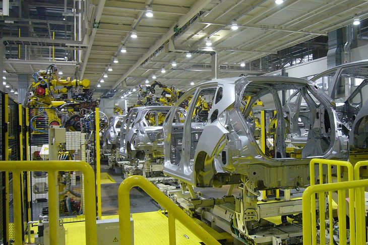 2013年に稼働した埼玉の寄居工場。将来的には、電動車などの世界的な旗艦工場となる予定だ。