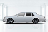 お値段は2816万円　トムスが「トヨタ・センチュリー」のコンプリートカーを発表【東京オートサロン2020】の画像