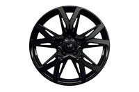 「アトリエアルピーヌ」にラインナップされるブリリアントブラックの「セラック」アロイホイール。価格は10万円。