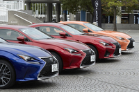 レクサスRC F（FR/8AT）／RC350“Fスポーツ”（FR/8AT）【試乗記】の画像