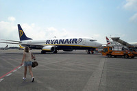 アイルランドを本拠とする格安航空会社（LCC）「ライアンエア」。