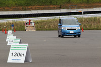 試走前に、旧製品「トランパス MP4」と新製品「トランパス mpF」の転がり抵抗比較テストが行われた。