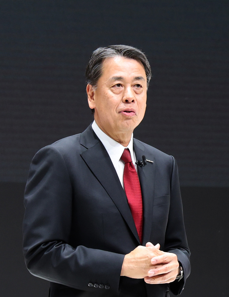 スピーチを行った日産自動車代表執行役社長の内田 誠氏。