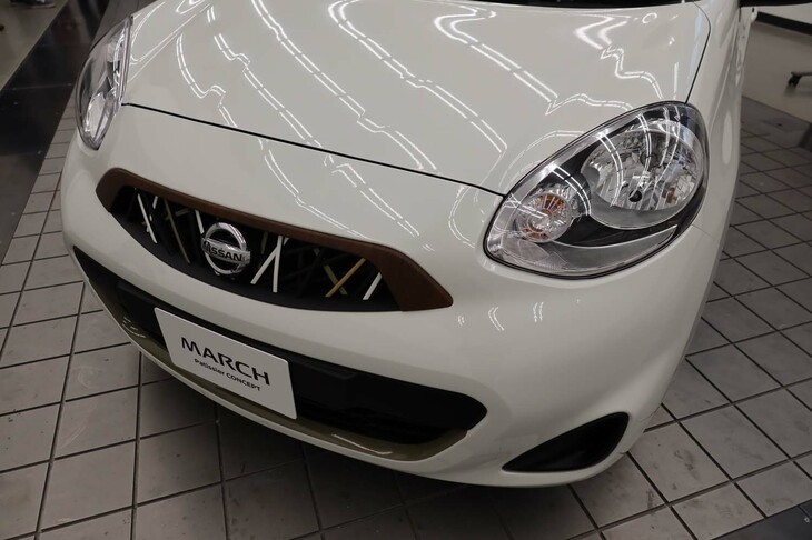 日産マーチ パティシエ コンセプト（フロントまわり）