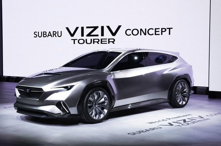 ジュネーブモーターショーで世界初公開された「ヴィジヴ ツアラー コンセプト」。