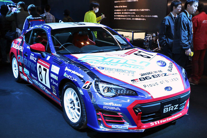 2017年シーズンの86/BRZ Raceに参戦する、CG ROBOT Racingの「スバルBRZ」。