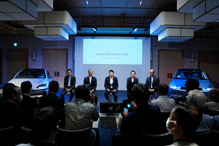 「Hyundai Brand Day」で行われた質疑応答の様子。