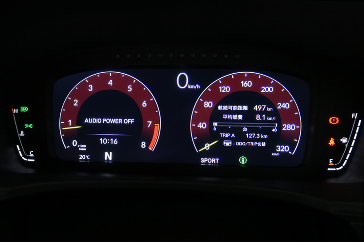 ホンダ・シビック タイプR（液晶メーター）