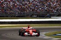 【F1 2005】第9戦アメリカGP、6台のみの出走でシューマッハー／フェラーリ優勝、ミシュラン勢参戦せず