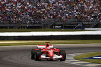 【F1 2005】第9戦アメリカGP、6台のみの出走でシューマッハー／フェラーリ優勝、ミシュラン勢参戦せずの画像