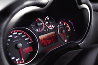 「スポルティーバ」専用のブラックメーター。