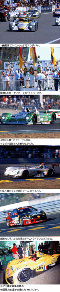 テレビが放映しなかったルマンの画像