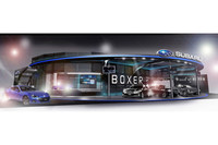 スバルブースでは、ラリードライバー新井敏弘選手や、SUPER GT、ニュルブルクリンク24時間耐久レースのドライバー達によるトークショーも予定されている。