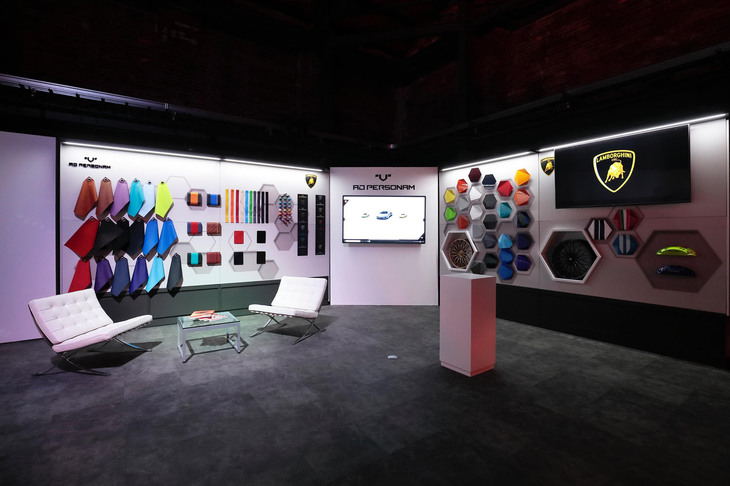 イベント会場に用意されたアドペルソナムのコーナー。