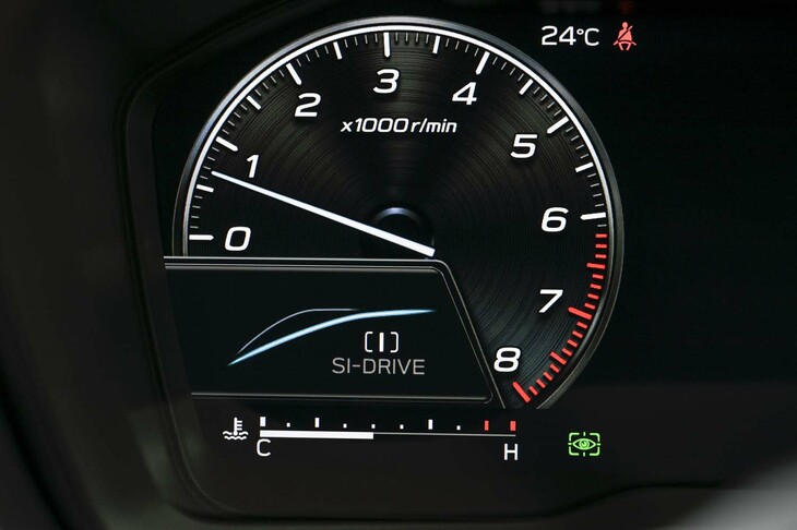 スバル・レヴォーグ レイバック リミテッドEX（「SIモード」の切り替え表示）