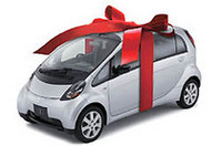 抽選で「三菱i（アイ）」実車をプレゼント！でも当選者にはあげません