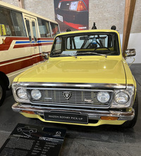 こちらは1974年製の「マツダ・ロータリーピックアップ」。北米市場向けの輸出専用車として、同年から1977年まで生産された。