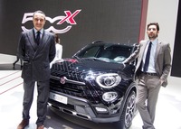 今回のお披露目に先行し、2015年3月のシュネーブモーターショーにGICが参考出品した「フィアット500X ブラックタイ」。