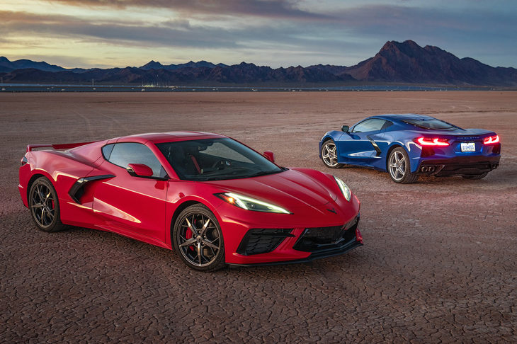2019年7月に世界初公開された「C8」こと8代目「シボレー・コルベット」。米国では2020年2月に納車が始まった。