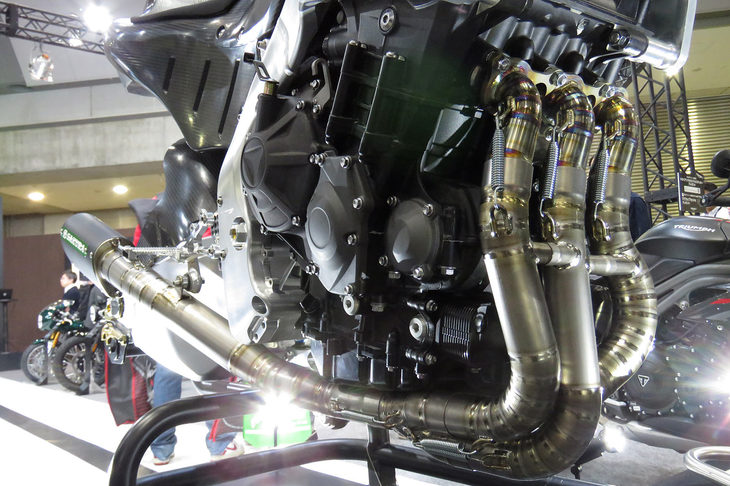 Moto2に供給されるトライアンフのエンジン。