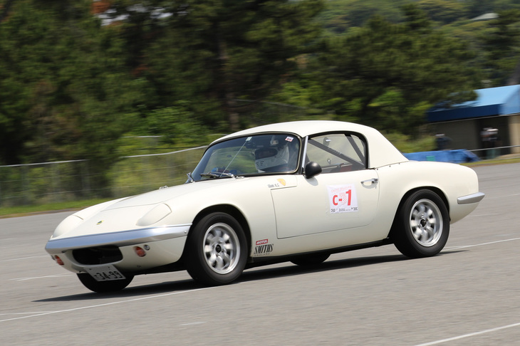 Cクラスのディフェンディングチャンピオンだった「ロータス・エランS2」。連覇は果たせず3位となったが、今回は全クラスを通じて連覇はなかった。