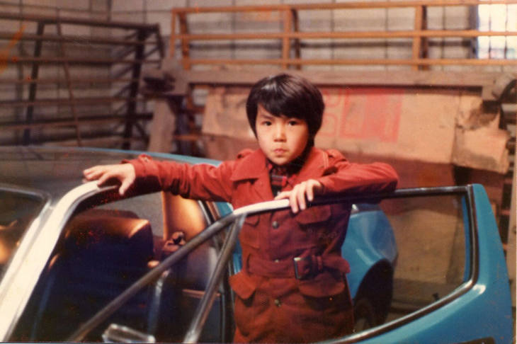 少年の頃の関口氏。（写真＝関口英俊）