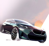 新型「1シリーズ」のデザインスケッチ。