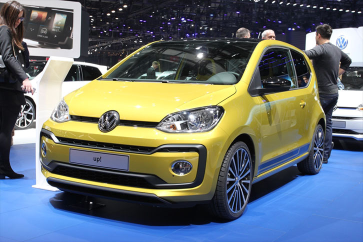 マイナーチェンジを受けた「フォルクスワーゲンup!」。