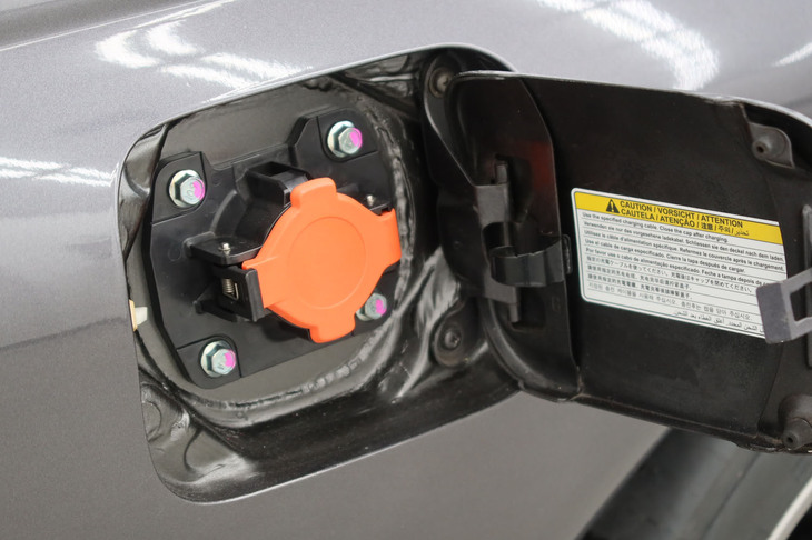 日産R32EV（給電口）