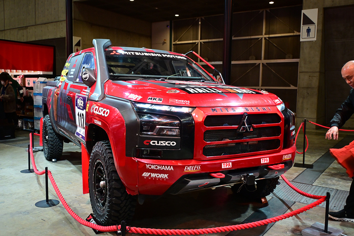 トライトン アジアクロスカントリーラリー2025優勝車