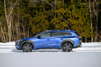 ボディーのスリーサイズは全長×全幅×全高＝4845×1860×1670mm。ホイールベースは「ソルテラ」と同じ2850mmで、リアオーバーハングが155mm延びている。