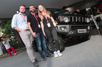 当日のスタッフの皆さん。一番左が地元ディーラーであるアウトグループSのマッテオ氏。