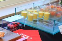 修了式の後はランチタイム。参加者と意見交換しながら楽しい時間を過ごした。