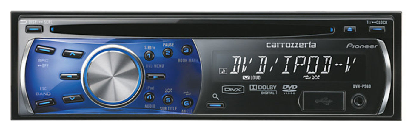 DVH-P560。唯一DVDビデオに対応する。2万6250円。
