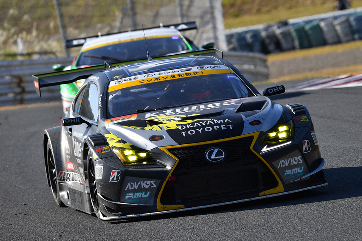 新田守男／中山雄一組のNo.96 K-tunes RC F GT3。今回はGT300クラスでもレクサスのマシンが勝利した。