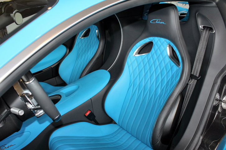 ブガッティ・シロン（インテリア）