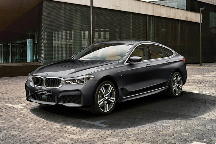 「640i xDriveグランツーリスモ Mスポーツ デビューエディション」。日本での「6シリーズ グランツーリスモ」発売を記念して、40台限定で販売される。