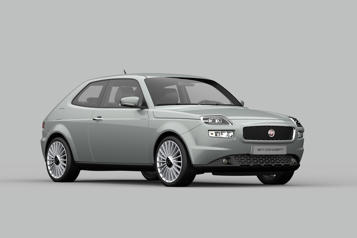 往年の「フィアット127」をモチーフにしたデイヴィッド・オーベンドルファー氏による提案。