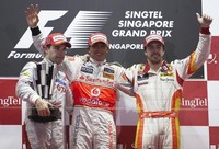 第14戦シンガポールGP「ハミルトンの完勝、バトンの漸進」【F1 09 続報】