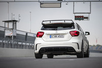 ルーフスポイラーとバンパー下のディフューザーが、リアビューをスポーティーに引き締める。