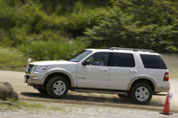 エクスプローラーには、ロールスタビリティコントロール付きアドバンストラックなどの安全装備が備わる。