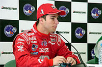 ポールポジションを獲得した、ブルーノ・ジュンケイラ。