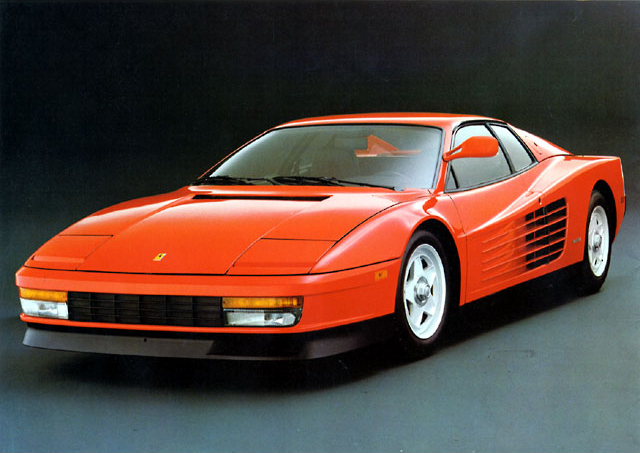 スーパーカー世代の心を熱くした、ミドシップ12気筒の「フェラーリ・テスタロッサ」。　
	ほった「……で、テスラロッサに定規をあてた先輩方に失望した若きエンジニアは、その後どうしたんです？」　
	清水「こんな会社にいたら一生フェラーリは買えない！ って思ってトヨタを辞めて、フェラーリ屋さんになったよ」