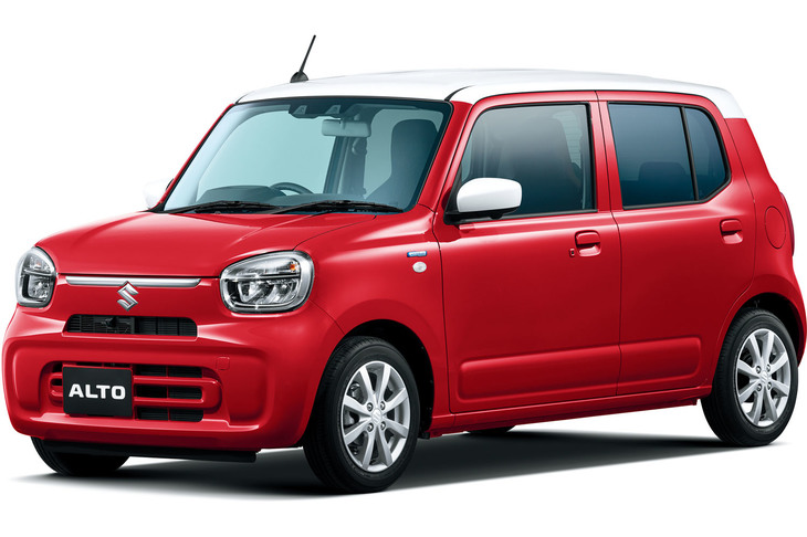 新型「スズキ・アルト」は新たにマイルドハイブリッドを採用している。